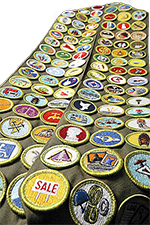 merit badge sash